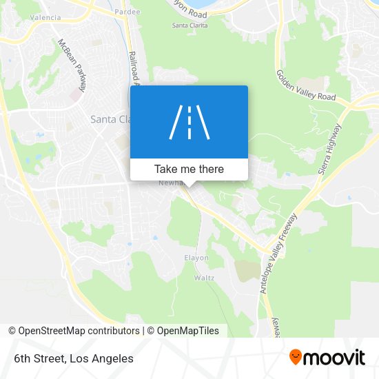 Mapa de 6th Street