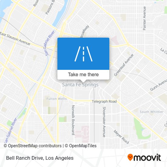 Bell Ranch Drive map