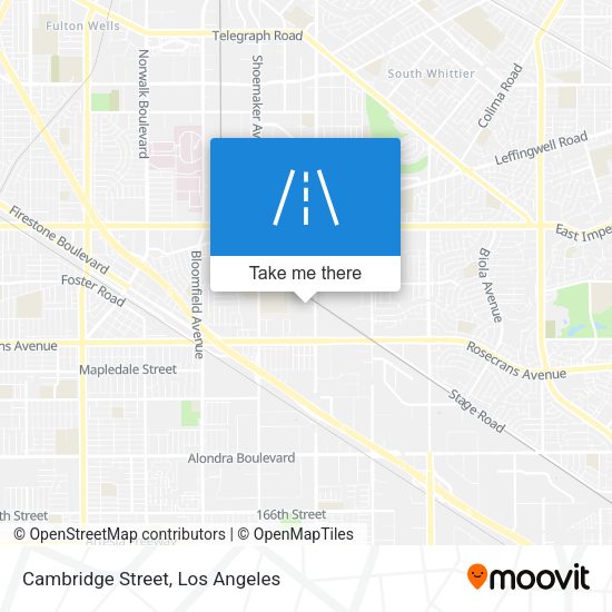 Mapa de Cambridge Street