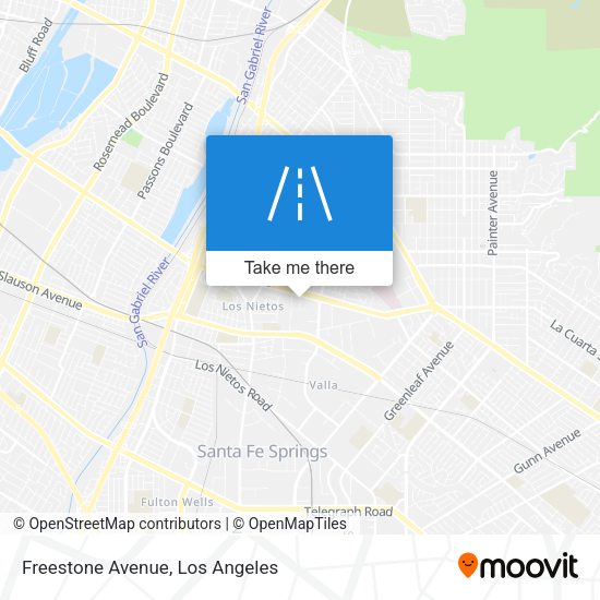 Mapa de Freestone Avenue