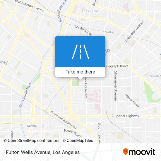 Mapa de Fulton Wells Avenue