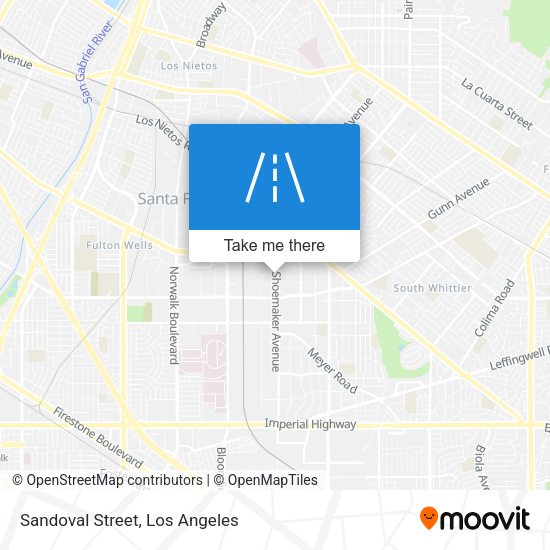 Mapa de Sandoval Street
