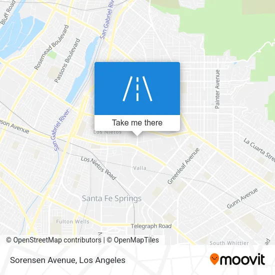 Sorensen Avenue map
