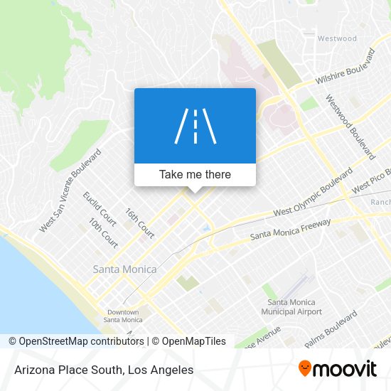 Mapa de Arizona Place South