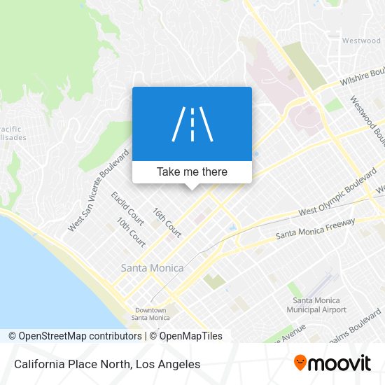 California Place North map