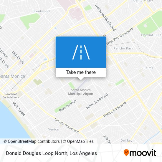 Mapa de Donald Douglas Loop North