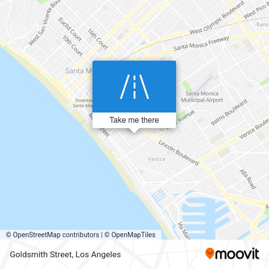 Mapa de Goldsmith Street