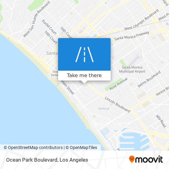 Ocean Park Boulevard map