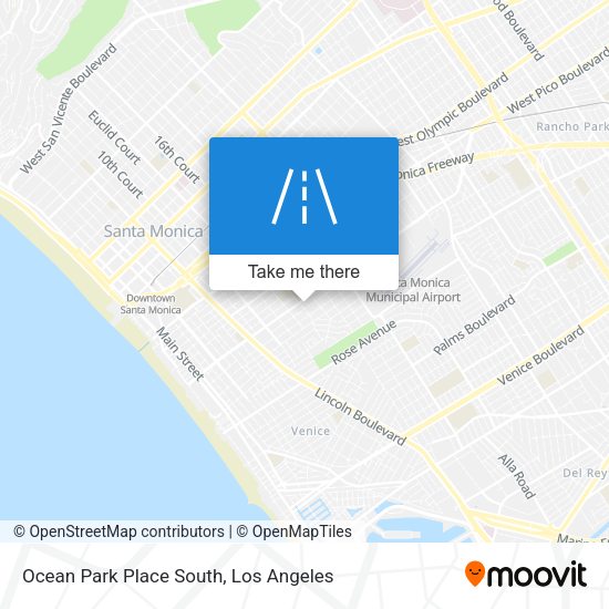 Ocean Park Place South map