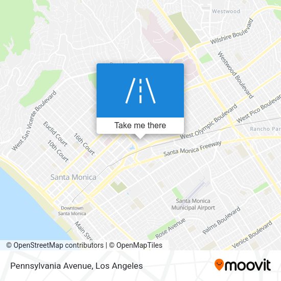 Mapa de Pennsylvania Avenue