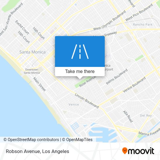 Mapa de Robson Avenue