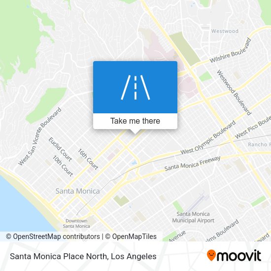 Mapa de Santa Monica Place North