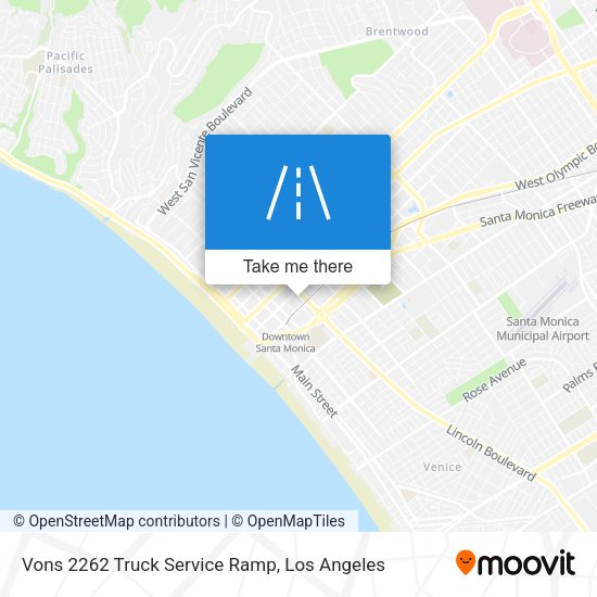 Vons 2262 Truck Service Ramp map