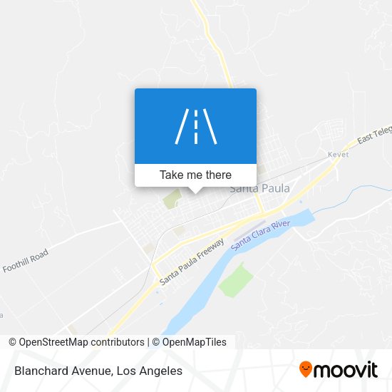 Blanchard Avenue map