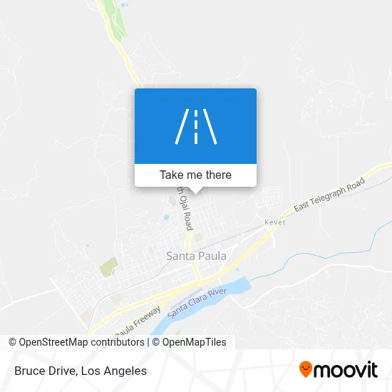Bruce Drive map