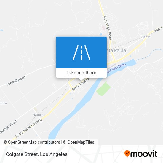 Mapa de Colgate Street