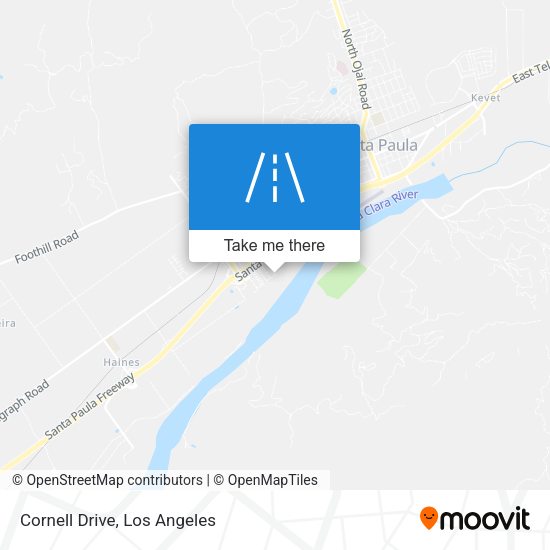 Mapa de Cornell Drive