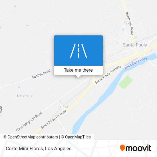 Corte Mira Flores map