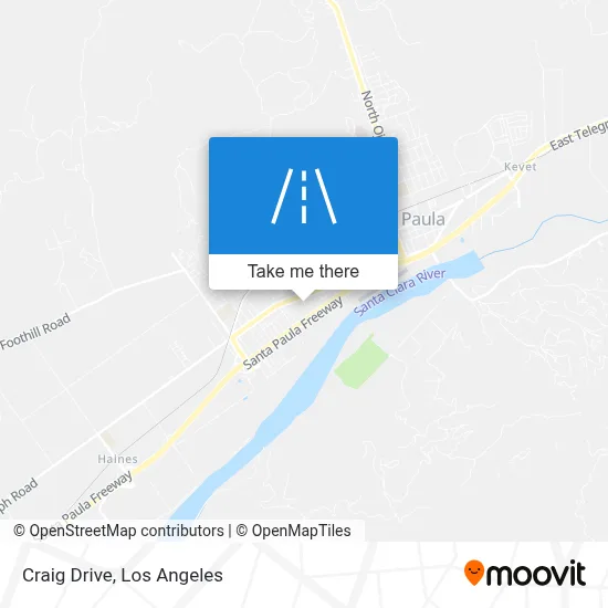 Craig Drive map