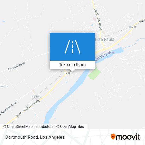 Mapa de Dartmouth Road