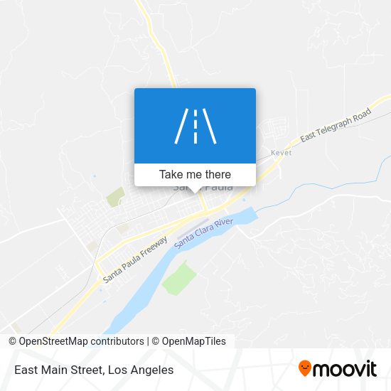 East Main Street map