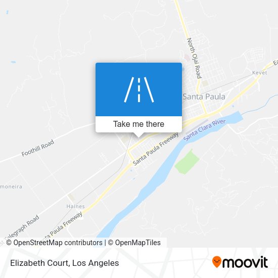 Mapa de Elizabeth Court