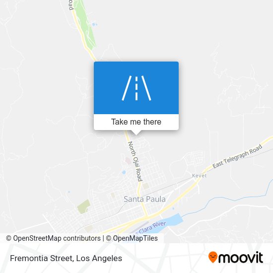 Fremontia Street map