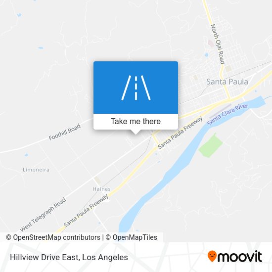 Hillview Drive East map