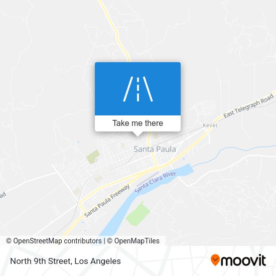 Mapa de North 9th Street