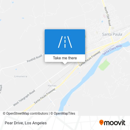 Mapa de Pear Drive