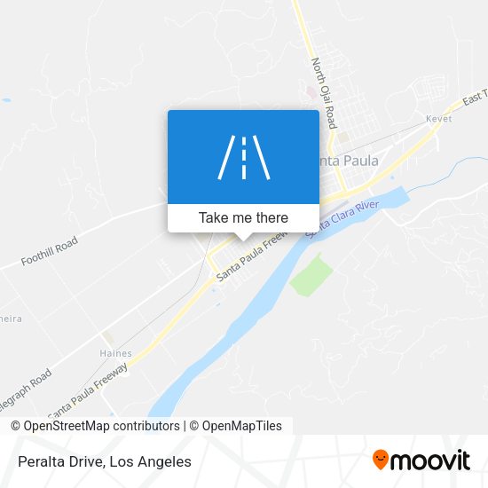 Mapa de Peralta Drive