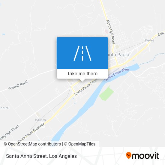 Santa Anna Street map