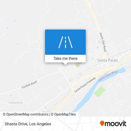 Mapa de Shasta Drive