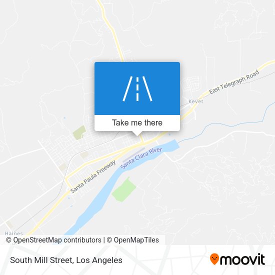 South Mill Street map