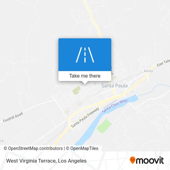 West Virginia Terrace map
