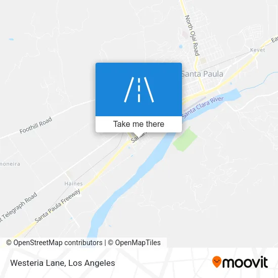 Westeria Lane map