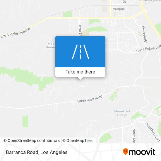 Mapa de Barranca Road