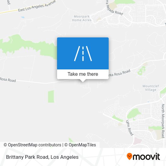 Mapa de Brittany Park Road