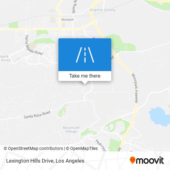 Lexington Hills Drive map