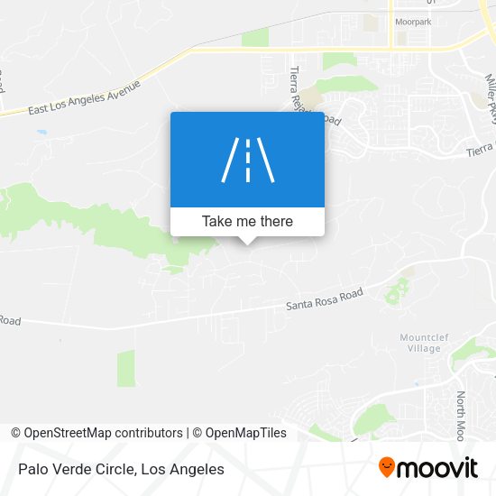 Mapa de Palo Verde Circle