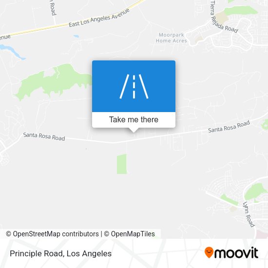 Mapa de Principle Road