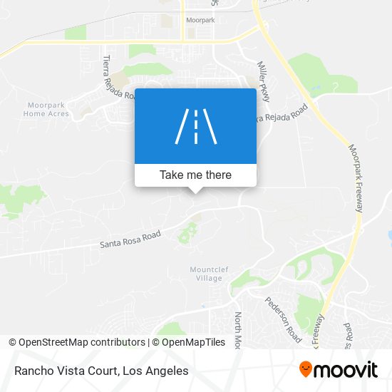 Rancho Vista Court map