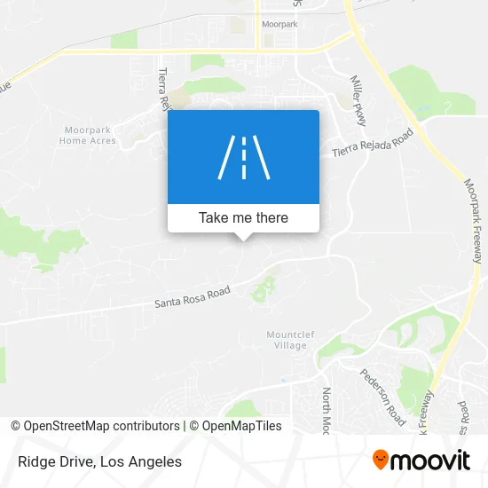 Ridge Drive map
