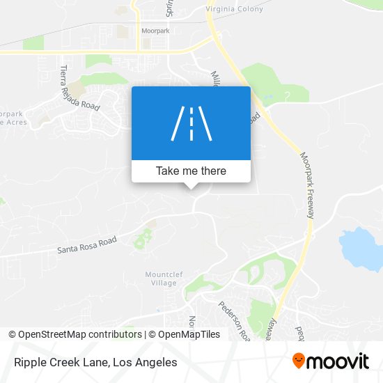 Ripple Creek Lane map
