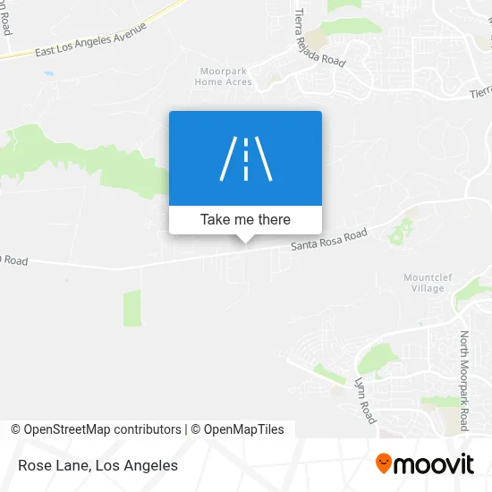 Rose Lane map