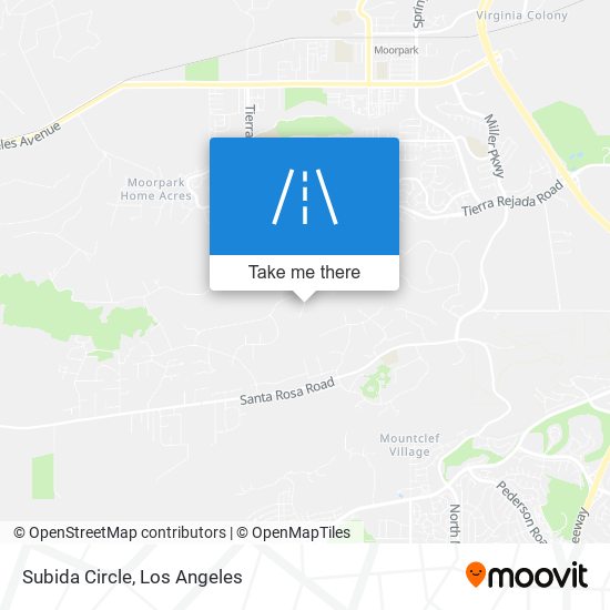 Mapa de Subida Circle
