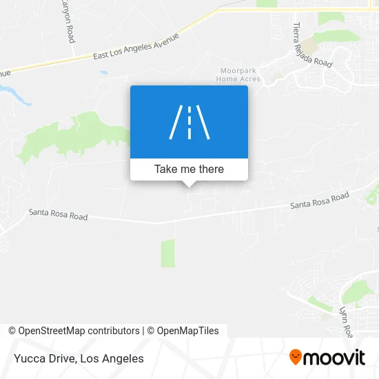 Yucca Drive map