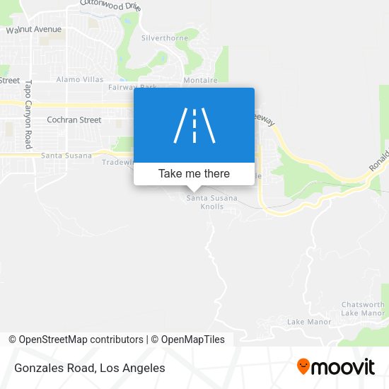 Mapa de Gonzales Road
