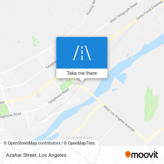 Mapa de Azahar Street