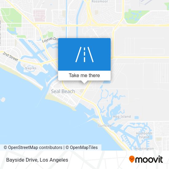 Mapa de Bayside Drive